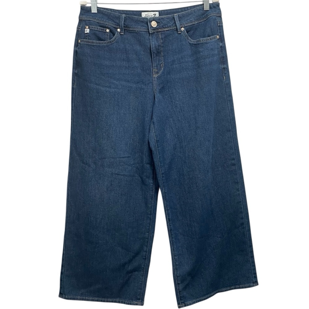 Seven7 Wide-Leg Loose Sneaker Jeans Size 8